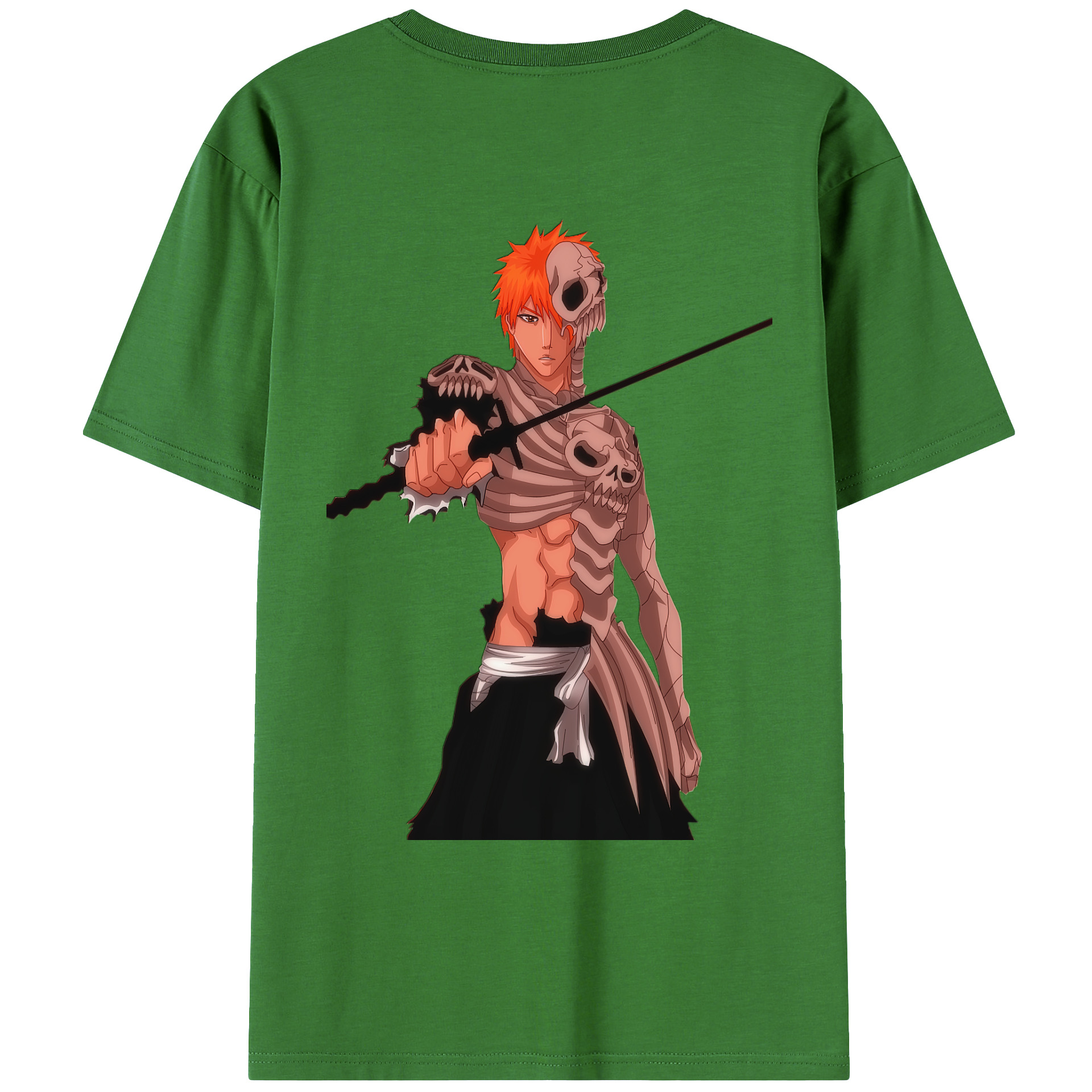 （画像用） ブリーチ 黒崎一護（くろさき いちご）BLEACH Kurosaki Ichigo レディース半袖Tシャツ(バックプリント)